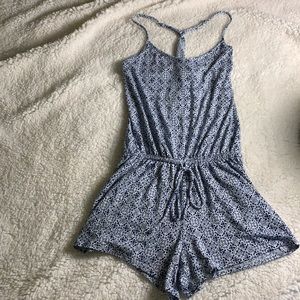 Bikini strap romper